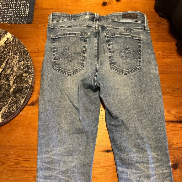 Adriano Goldschmied Jeans Womens 27 Blue Skinny Ankle Denim Cotton - Picture 4 of 7